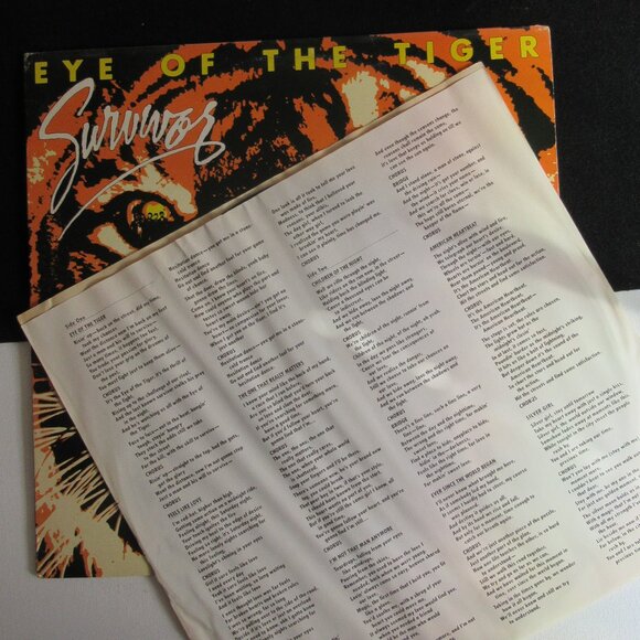 Survivor, Eye of the Tiger, VG+, Vintage, Vinyl, Album, Music - Picture 6 of 7